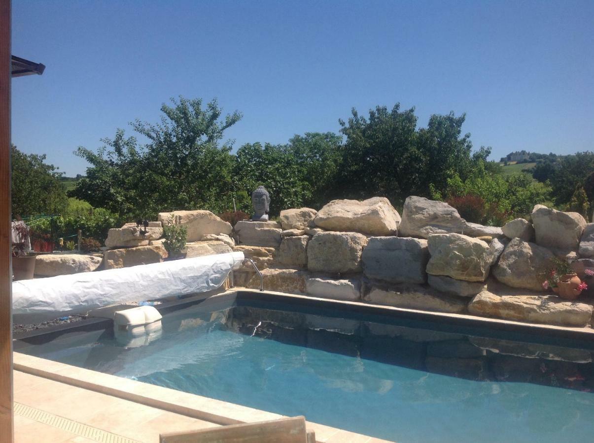 Bed and Breakfast Le Sang Des Vignes Monbazillac Esterno foto
