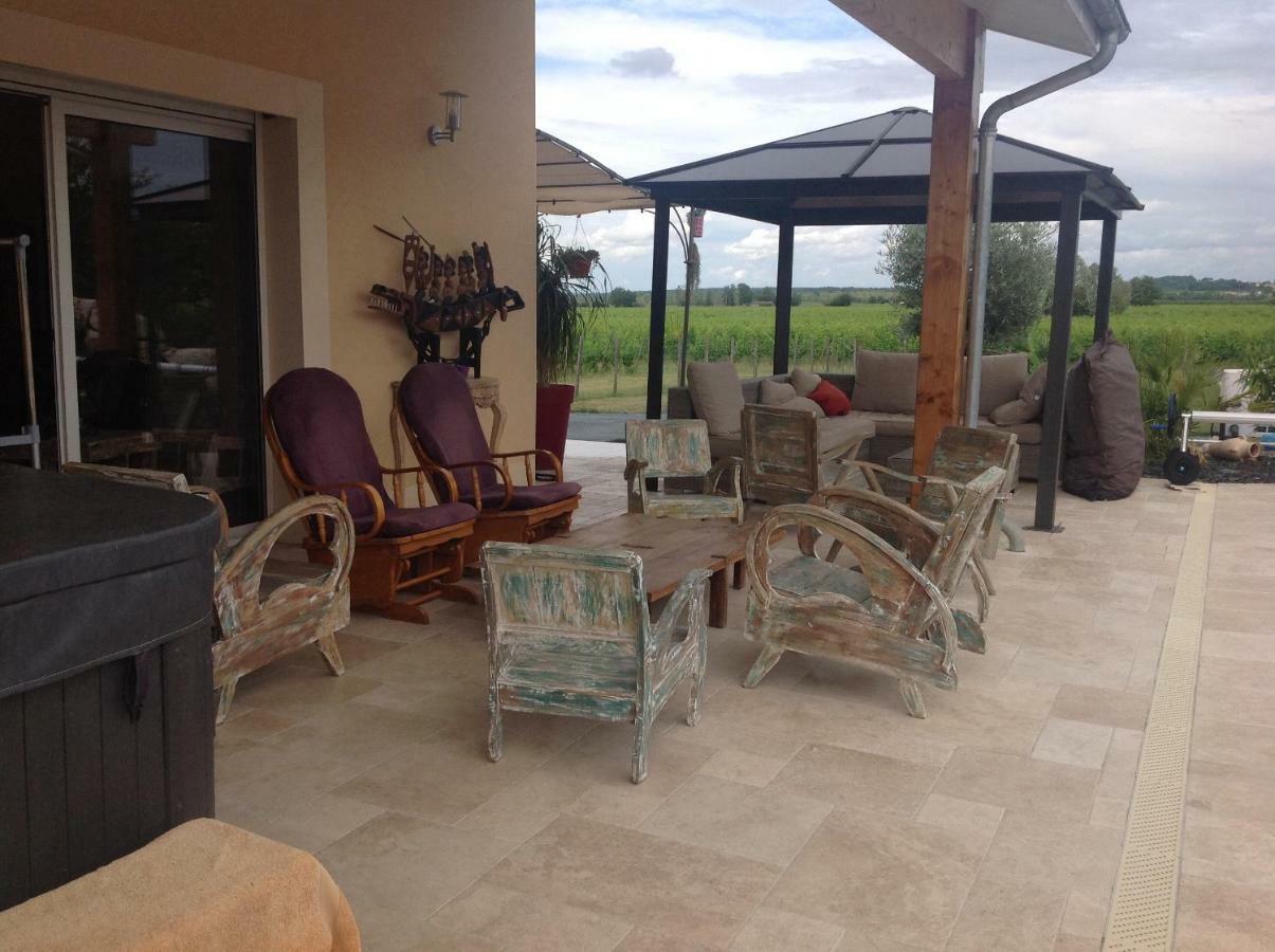 Bed and Breakfast Le Sang Des Vignes Monbazillac Esterno foto